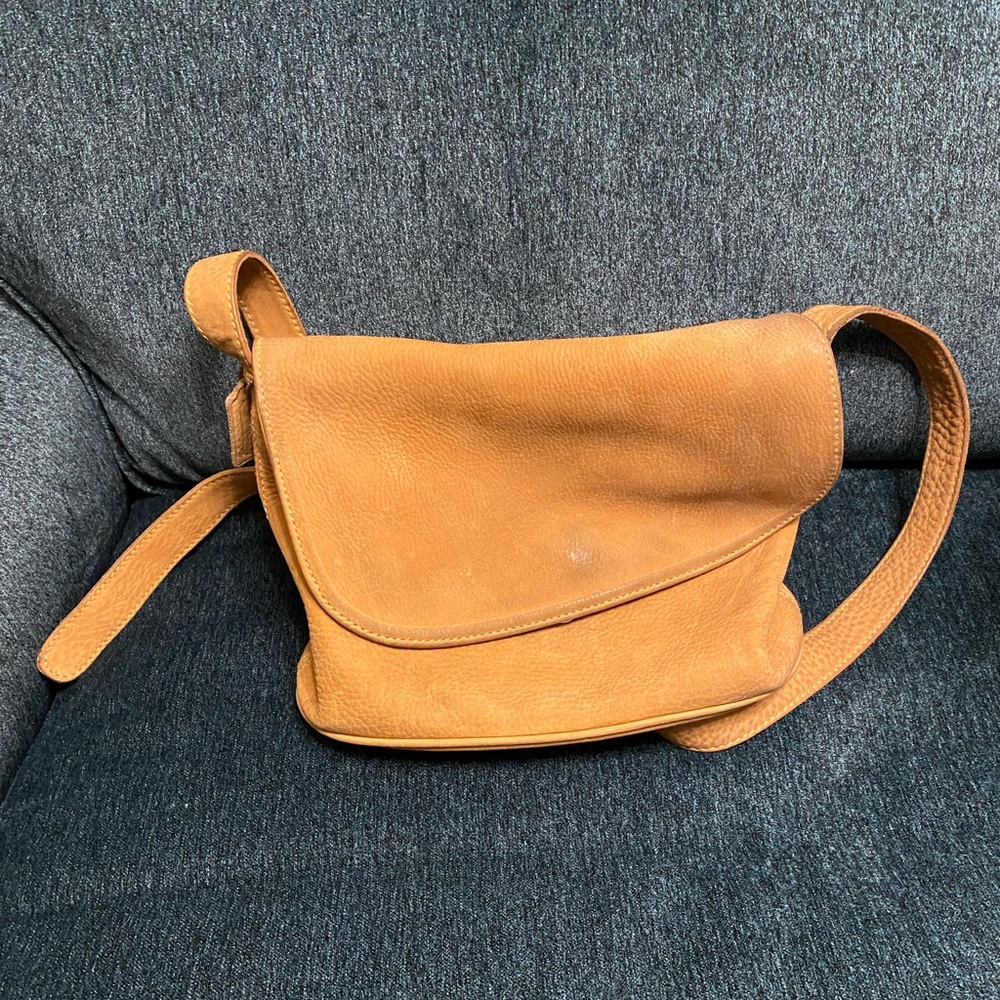 Vintage Coach Suede Handbag